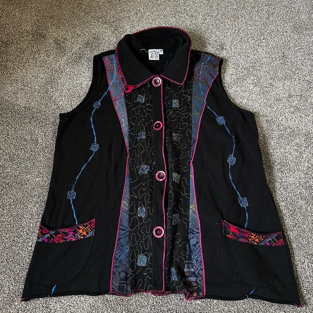 parsley and sage colorful vest